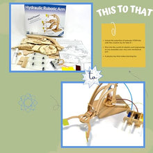 Load image into Gallery viewer, Hydraulic Robotic arm Kids STEM Kit
