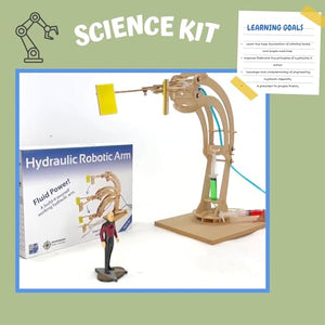 Hydraulic Robotic arm Kids STEM Kit