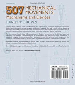 507 Mechanical Movements: Mechanisms and Devices (Dover Science Books)