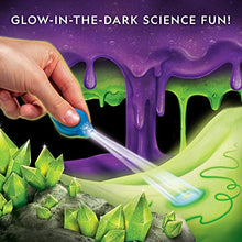 Load image into Gallery viewer, Mega Science Kit - Glow in The Dark Lab with Crystal Growing, Slime Making, Glowing Putty
