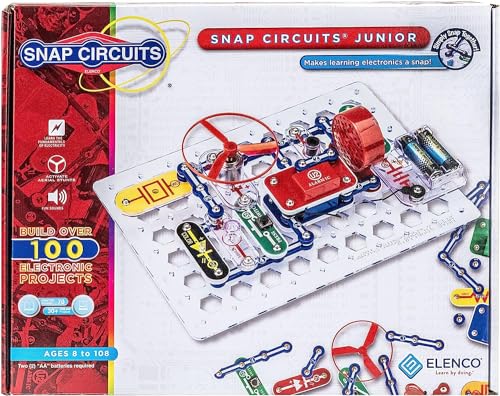 Snap Circuits Jr. SC-100 Electronics Kit - 100 Projects