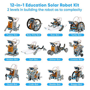 12-in-1 Education Solar Robot