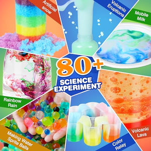 Kids Science Kit - 80 Experiments, STEM Learning Toys for Ages 4-12