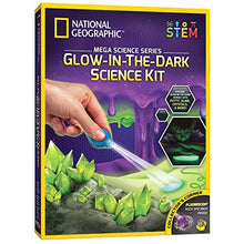 Load image into Gallery viewer, Mega Science Kit - Glow in The Dark Lab with Crystal Growing, Slime Making, Glowing Putty
