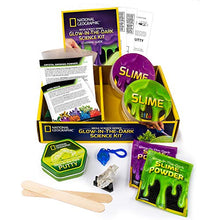 Load image into Gallery viewer, Mega Science Kit - Glow in The Dark Lab with Crystal Growing, Slime Making, Glowing Putty
