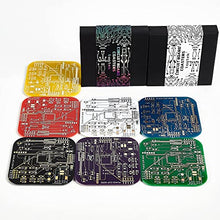 Load image into Gallery viewer, Circuit Board Drink Coasters
