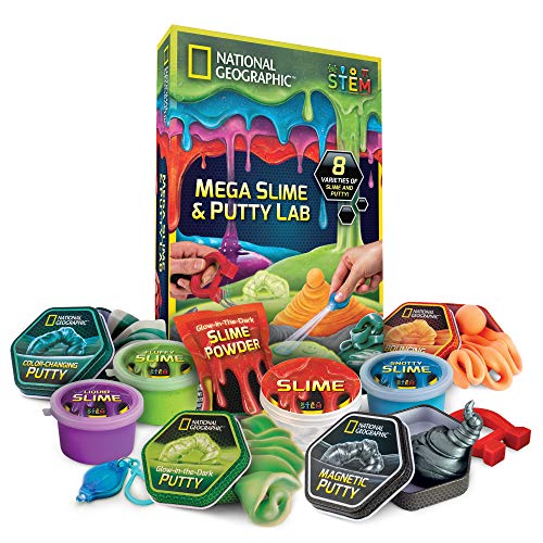 Mega Slime & Putty Lab Kit - 4 Slimes & 4 Putties Including Magnetic