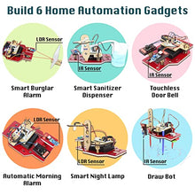 Load image into Gallery viewer, Exciting Robot Electronics Kit (10in1) for Kids
