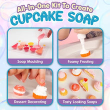 Load image into Gallery viewer, Cupcake Soap &amp; Bubbles DIY Science Kit
