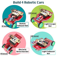 Load image into Gallery viewer, Exciting Robot Electronics Kit (10in1) for Kids
