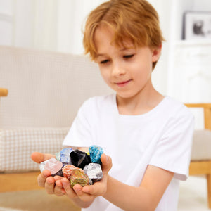 Rock Collection for Kids - 30 Pcs with Learning Guide