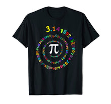 Load image into Gallery viewer, Spiral Novelty Pi Day T Shirt
