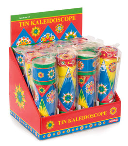 Classic Tin Kaleidoscope Toy - Retro Design, Ages 3-5