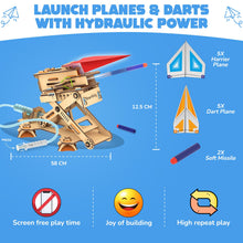 Load image into Gallery viewer, Smartivity Mechanical Machine – Paper Airplanes &amp; Darts Launcher (SMRT1163)
