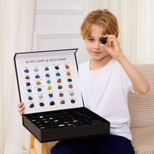 Load image into Gallery viewer, Rock Collection for Kids - 30 Pcs with Learning Guide
