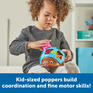 Fine Motor Hedgehog Poppin' Shapes Sorter