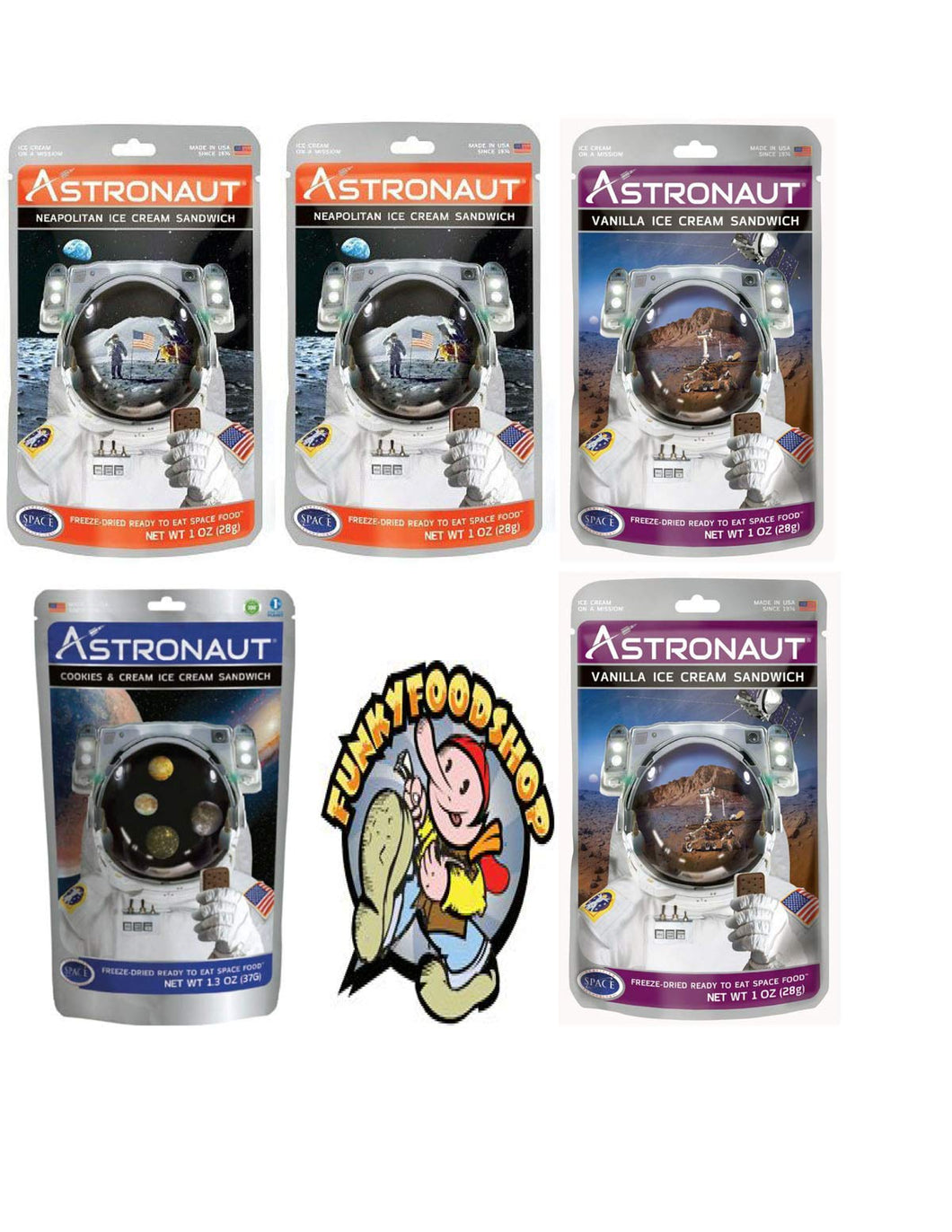 Astronaut Freeze-Dried Ice Cream