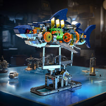 Load image into Gallery viewer, UNCLE BRICK Block Shark with Mechanical Features

