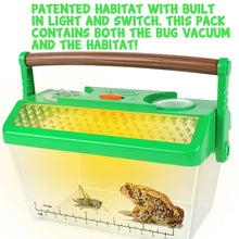 Load image into Gallery viewer, Bug Catcher Vacuum with Light Up Critter Habitat Case
