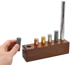 EISCO 6-Piece Equal Mass Metal Cylinder Set
