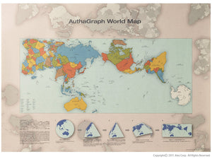 AuthaGraph World Map Poster