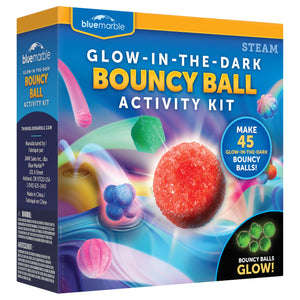 Blue Marble Bouncy Ball Science Kit – Glow-in-the-Dark Creation