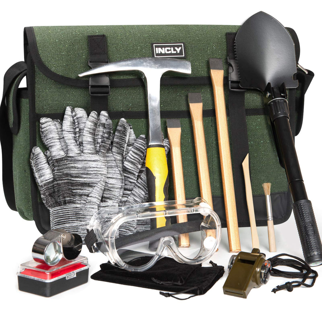 Geological Rock Hammer & Chisel Kit