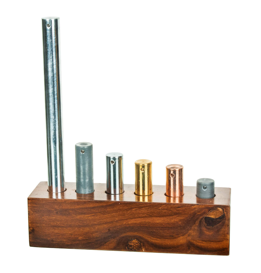 EISCO 6-Piece Equal Mass Metal Cylinder Set