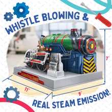 Load image into Gallery viewer, Steam Engine Model Kit
