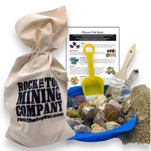 Load image into Gallery viewer, Gemstone Paydirt Educational Toys, Gem Dig Mining Bag
