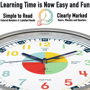 Clock for Kids Learning to Tell Time