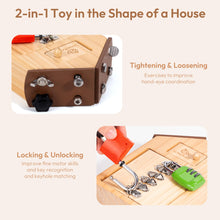 Load image into Gallery viewer, Woodtoe 2-in-1 Montessori Screwdriver Board
