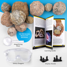 Load image into Gallery viewer, NATIONAL GEOGRAPHIC Break Open Geodes Kit
