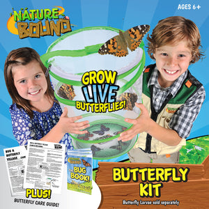 Butterfly Growing Kit - Live Caterpillar to Butterfly Project for Kids