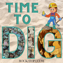 Load image into Gallery viewer, Gemstone Paydirt Educational Toys, Gem Dig Mining Bag
