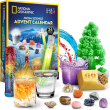 Load image into Gallery viewer, NATIONAL GEOGRAPHIC Kids Mega Science Advent Calendar
