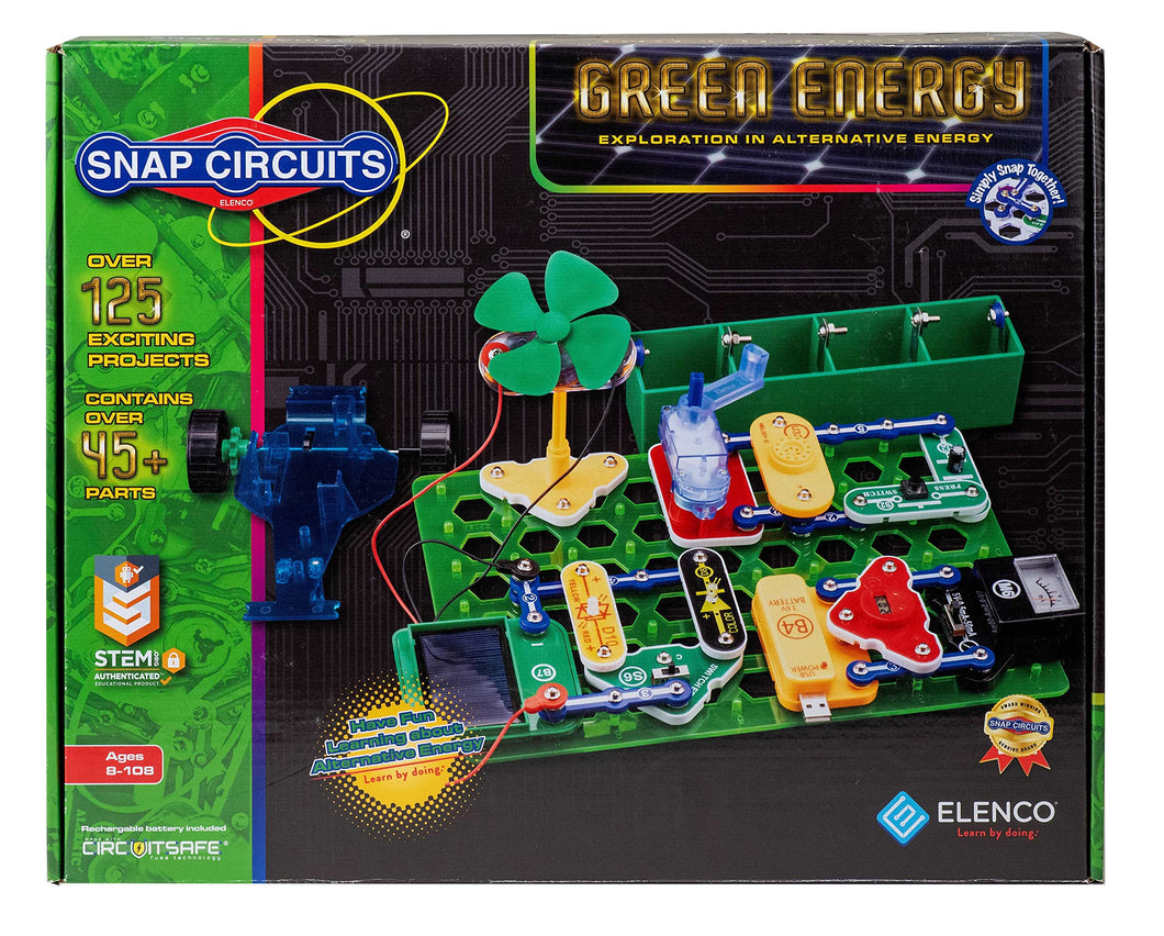 Snap Circuits Green Energy Kit - 125 STEM Projects